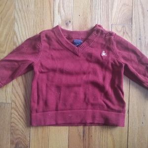 9-12 sweater red unisex